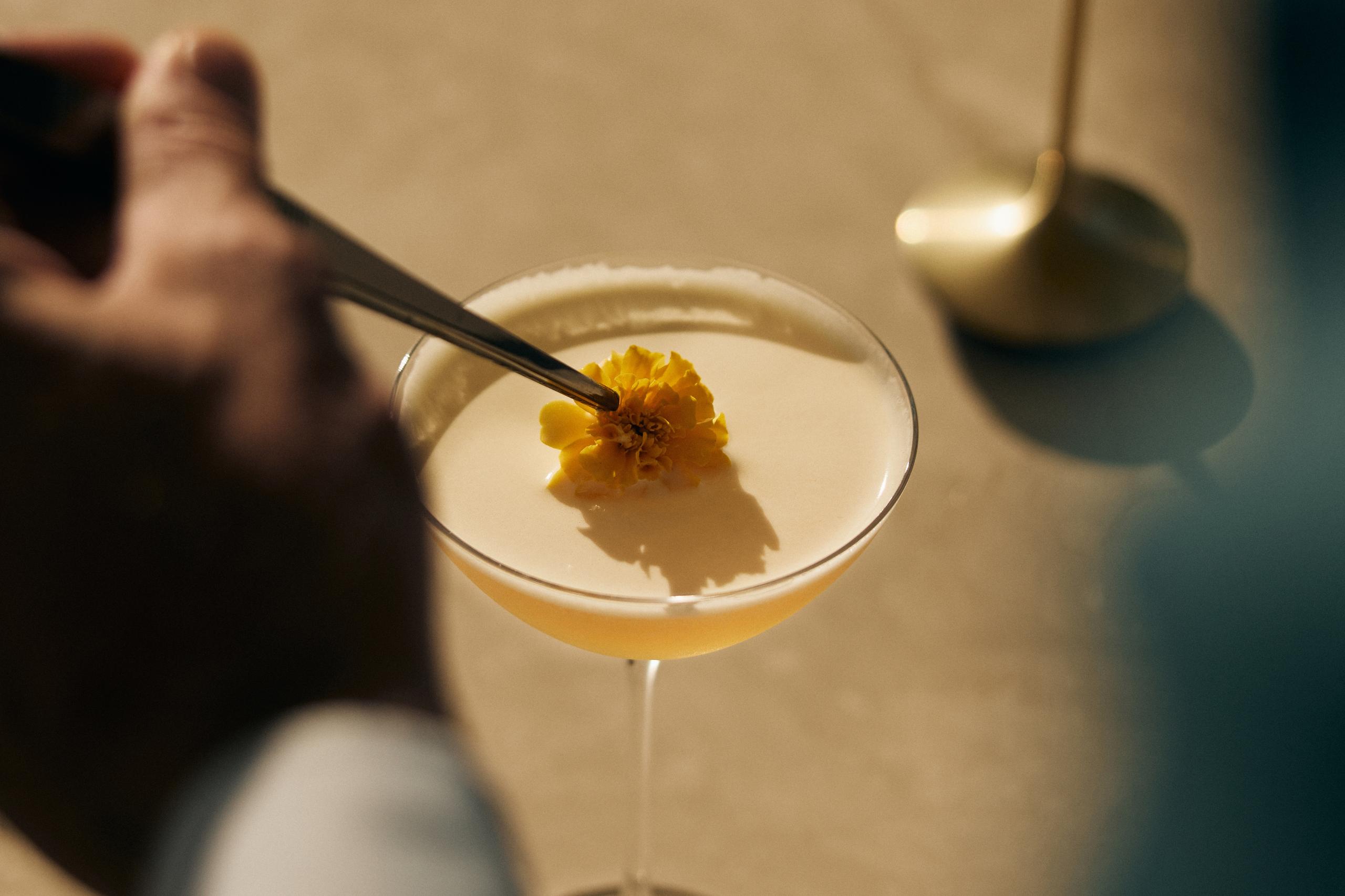Corso di mixology, cocktail in preparazione